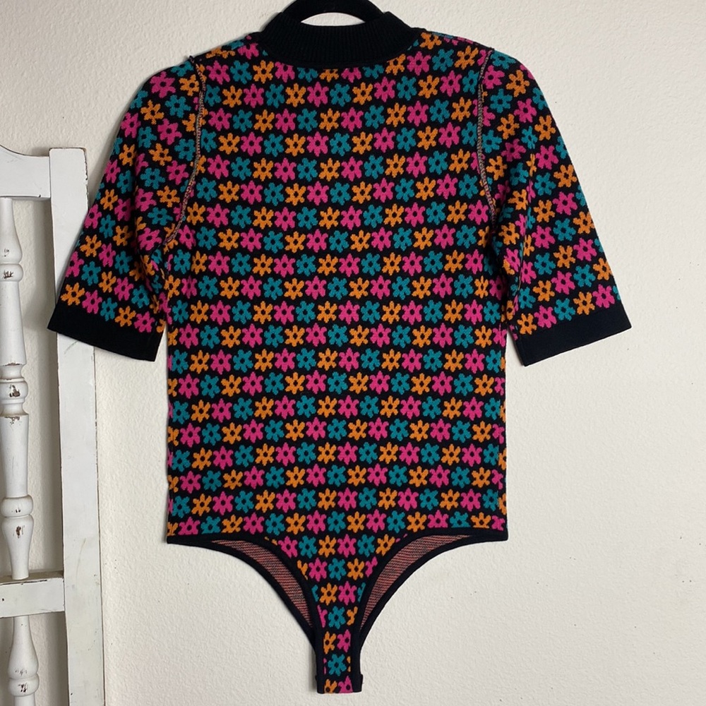 NWT- Free People Winter Warmer Bodysuit in Party Combo - Size: Small & Med - Picture 7 of 15
